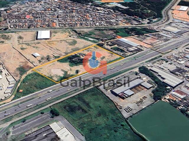 Vista aérea do terreno industrial de 37000 m² em Guarulhos